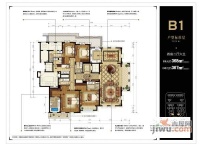 绿城玉兰花园东区4室2厅6卫368㎡户型图