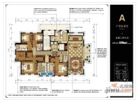 绿城玉兰花园东区5室2厅5卫398㎡户型图