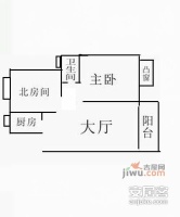 阳光花城同馨苑2室2厅1卫88㎡户型图
