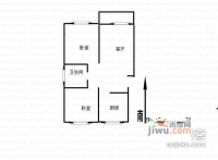河滨城市花园2室1厅1卫90㎡户型图