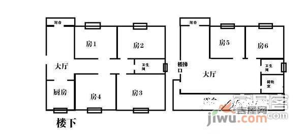 金纬苑6室3厅3卫户型图