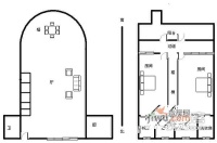 世外桃源别墅3室2厅2卫180㎡户型图