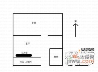 海上国际花园1室1厅1卫56㎡户型图