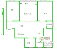 芳佳苑3室2厅2卫121㎡户型图