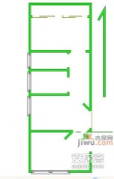 惠德新村2室1厅1卫61㎡户型图