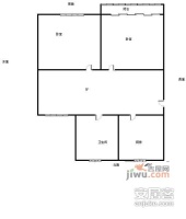 聚龙家园2室1厅1卫78㎡户型图