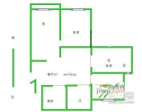 海东公寓3室2厅1卫111㎡户型图