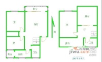 由中苑3室2厅2卫128㎡户型图