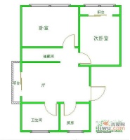 由中苑2室2厅2卫99㎡户型图