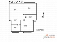 由中苑2室2厅1卫96㎡户型图