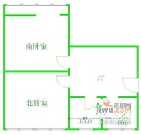 艾东小区2室1厅1卫73㎡户型图
