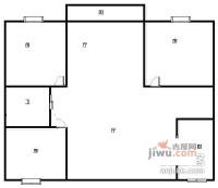 南国龙苑3室2厅1卫119㎡户型图