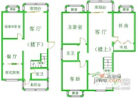 日月新殿6室4厅4卫248㎡户型图