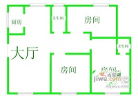 日月新殿3室2厅2卫142㎡户型图