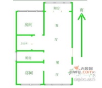 馨乐园2室2厅1卫137㎡户型图