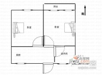 临沂小区2室1厅1卫户型图