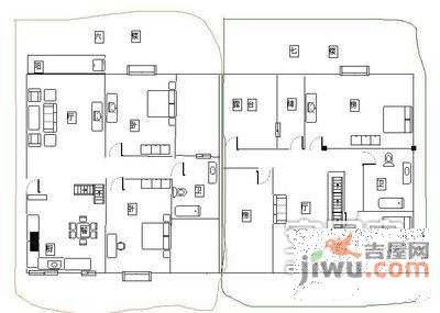 博爱家园4室2厅2卫203㎡户型图