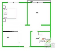 鹏欣家园2室1厅1卫81㎡户型图