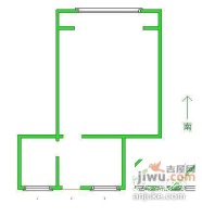 由由五村1室0厅1卫27㎡户型图