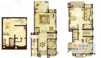 汤臣高尔夫国际公寓8室4厅6卫1061㎡户型图