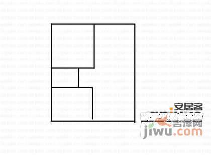 香楠小区1室1厅1卫57㎡户型图