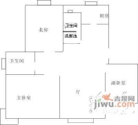 华高庭园3室2厅2卫132㎡户型图