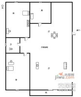 华高庭园2室2厅1卫98㎡户型图