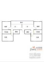 民胜苑4室2厅2卫156㎡户型图