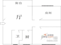 绿景苑2室2厅1卫108㎡户型图