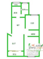 锦河苑2室2厅1卫100㎡户型图