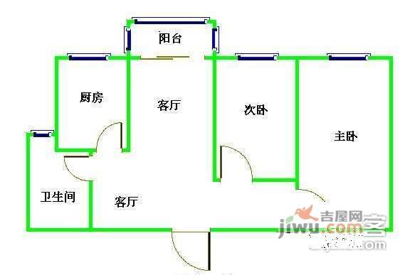 华高苑5室2厅3卫198㎡户型图