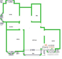 金桥一方雅苑3室2厅1卫118㎡户型图