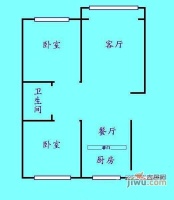 金桥一景丽苑2室2厅1卫106㎡户型图