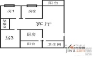 千秋嘉苑3室2厅2卫127㎡户型图