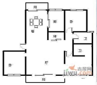 新高苑3室2厅2卫127㎡户型图