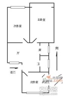 龙珠公寓2室1厅1卫102㎡户型图