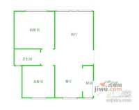 中新家园2室1厅1卫85㎡户型图