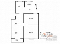 中新家园2室2厅1卫87㎡户型图