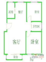 广洋华景苑2室2厅1卫118㎡户型图