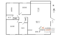 张杨南苑3室2厅2卫户型图