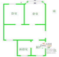 花木苑2室2厅1卫128㎡户型图