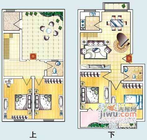 联洋花园4室2厅3卫259㎡户型图