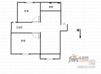 富辰花苑2室2厅1卫93㎡户型图