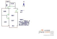 星林苑3室1厅1卫120㎡户型图