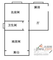 彭浦家园2室1厅1卫79㎡户型图