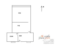 临汾小区1室1厅1卫70㎡户型图