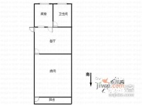 平保小区1室1厅1卫户型图