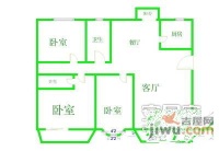 紫金兰花苑3室2厅2卫164㎡户型图