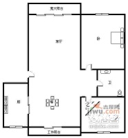 亿润苑2室2厅2卫116㎡户型图