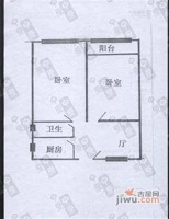 共和新路小区2室0厅1卫45㎡户型图